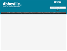 Tablet Screenshot of abbeville.fr